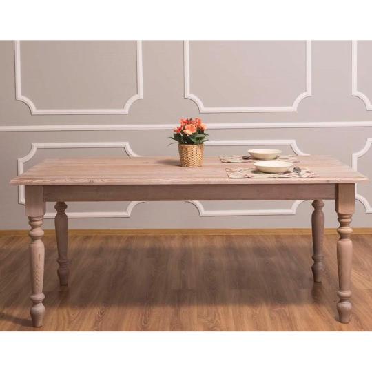 klasicky mediteransky stol rustikalny jedalensky stol country na mieru vyrobeny nabytok jedalensky hnedy vintage provence provansalsky balaton rekreacny dom vidiecky dom nabytky lameridiana interierovy obchod.jpg